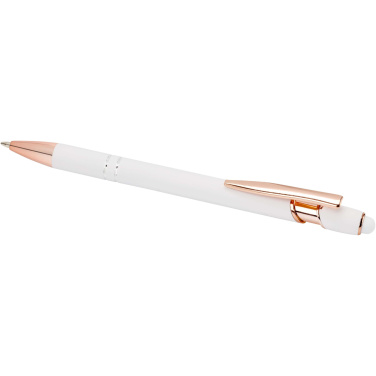 Logo trade promotional product photo of: Nanna ballpoint pen with rose gold finish (blue ink)
