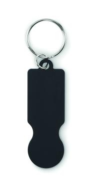 Logotrade promotional products photo of: Key ring with trolley token