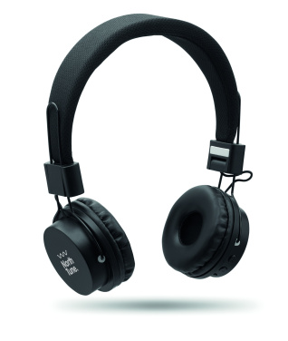 Logo trade promotional items picture of: ABS wireless foldable headphone