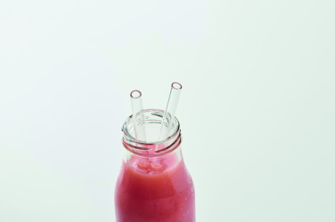 Logotrade corporate gift image of: 4 reusable glass straws