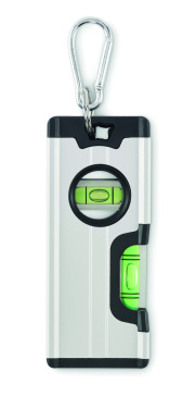 Logo trade promotional giveaways picture of: Mini magnetic aluminium level