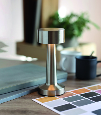 Logo trade promotional item photo of: Rechargeable iron table lamp