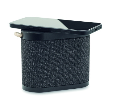 Logo trade advertising products image of: 15W wireless charger speaker