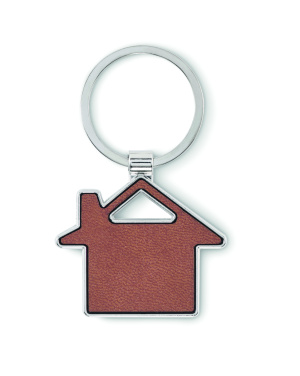 Logo trade promotional items picture of: House shaped key ring