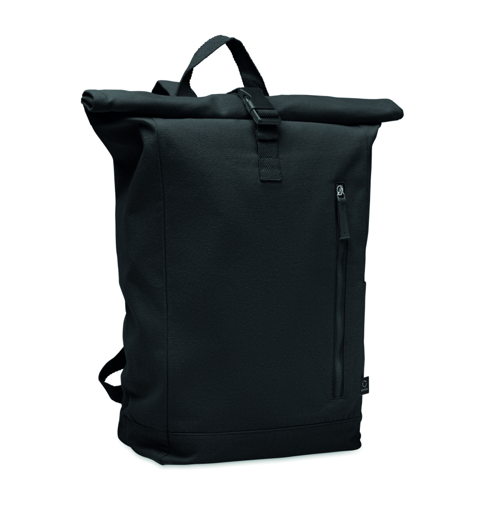 Logo trade promotional gifts picture of: Roll top backpack 390 gr/m²