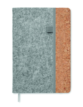 Logotrade promotional products photo of: A5 RPET cork notebook