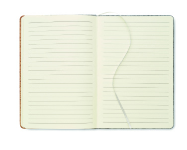 Logotrade promotional giveaways photo of: A5 RPET cork notebook