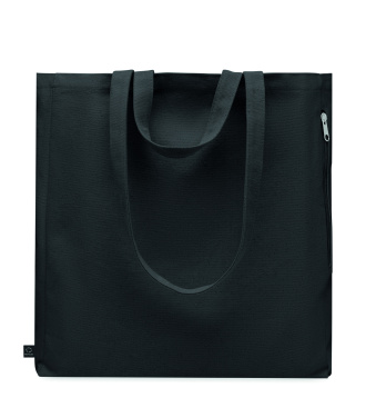 Logo trade promotional gifts image of: Recycled cotton shopping bag
