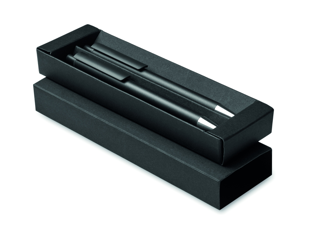 Logotrade business gift image of: Recycled aluminium pen set