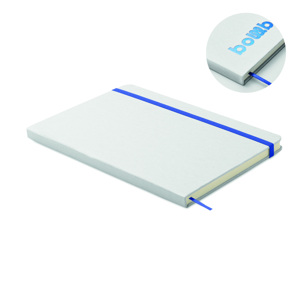 Logo trade corporate gifts image of: Colour revealing A5 notebook