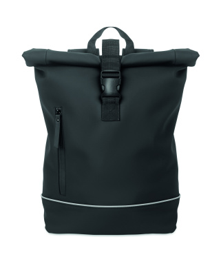 Logo trade business gifts image of: Laptop 15" roll top PU backpack