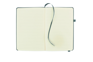 Logo trade promotional product photo of: Recycled Leather A5 notebook