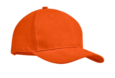 Logo trade promotional gift photo of: Brushed heavy cotton 6 panel Ba