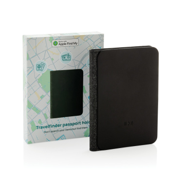 Logotrade promotional item image of: Trackmate RCS rpolyester passport holder worldwide locating