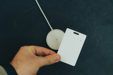 Logo trade promotional merchandise image of: Findit RCS rplastic ultra-thin finder card rechargeable