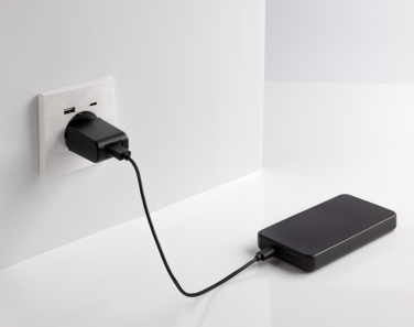 Logo trade promotional giveaway photo of: Boostcore RCS recycled plastic powerbank 10.000mAh USB C