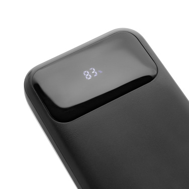 Logo trade advertising products image of: Turbopack RCS rplastic powerbank 10.000 integrated cables