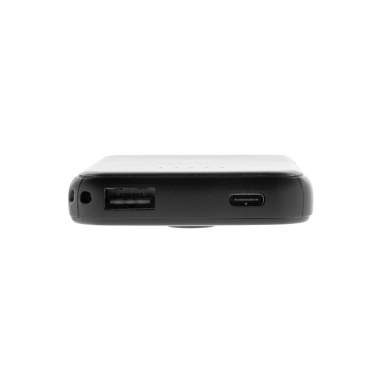 Logo trade promotional item photo of: Stellar RCS recycled plastic 5000 mah 5W magnetic powerbank