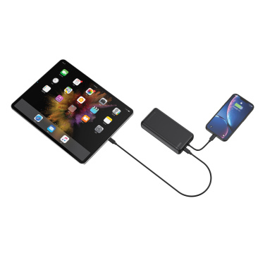 Logo trade corporate gifts image of: Urban Vitamin Menlo Park RCS rplastic 20,000 20WPD powerbank
