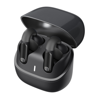 Logo trade promotional giveaways image of: Urban Vitamin Long Beach ENC rplastic wireless earbuds