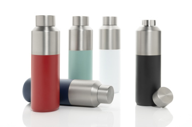 Logotrade promotional product image of: Fluid RCS certified recycled steel water bottle 600ml