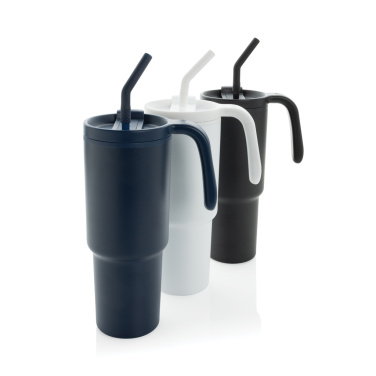 Logotrade promotional product picture of: Graphic 360 RCS certified recycled steel tumbler 900ml
