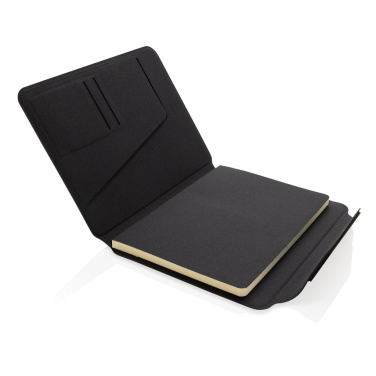 Logotrade promotional products photo of: Teri AWARE™ RPET and walnut A5 portfolio