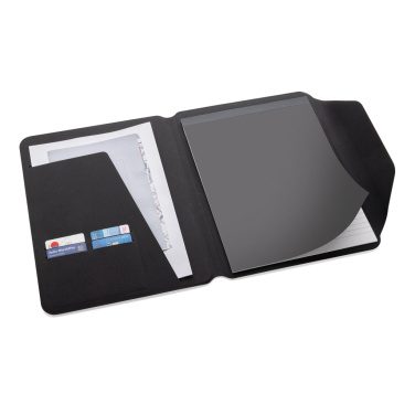Logotrade promotional items photo of: Teri AWARE™ RPET and walnut A4 portfolio