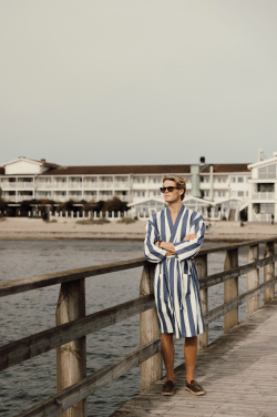 Logotrade corporate gift picture of: VINGA Ornos GRS hammam robe S/M