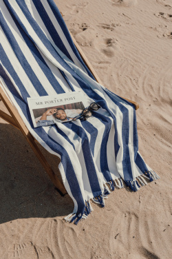 Logo trade corporate gifts picture of: VINGA Ornos GRS recycled cotton hammam towel