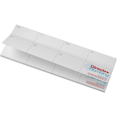 Logotrade promotional gift image of: Sticky-Mate® recycled sticky notes with printed planner