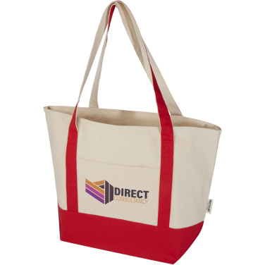 Logotrade promotional product picture of: Sam 320 g/m² GRS recycled cotton tote bag