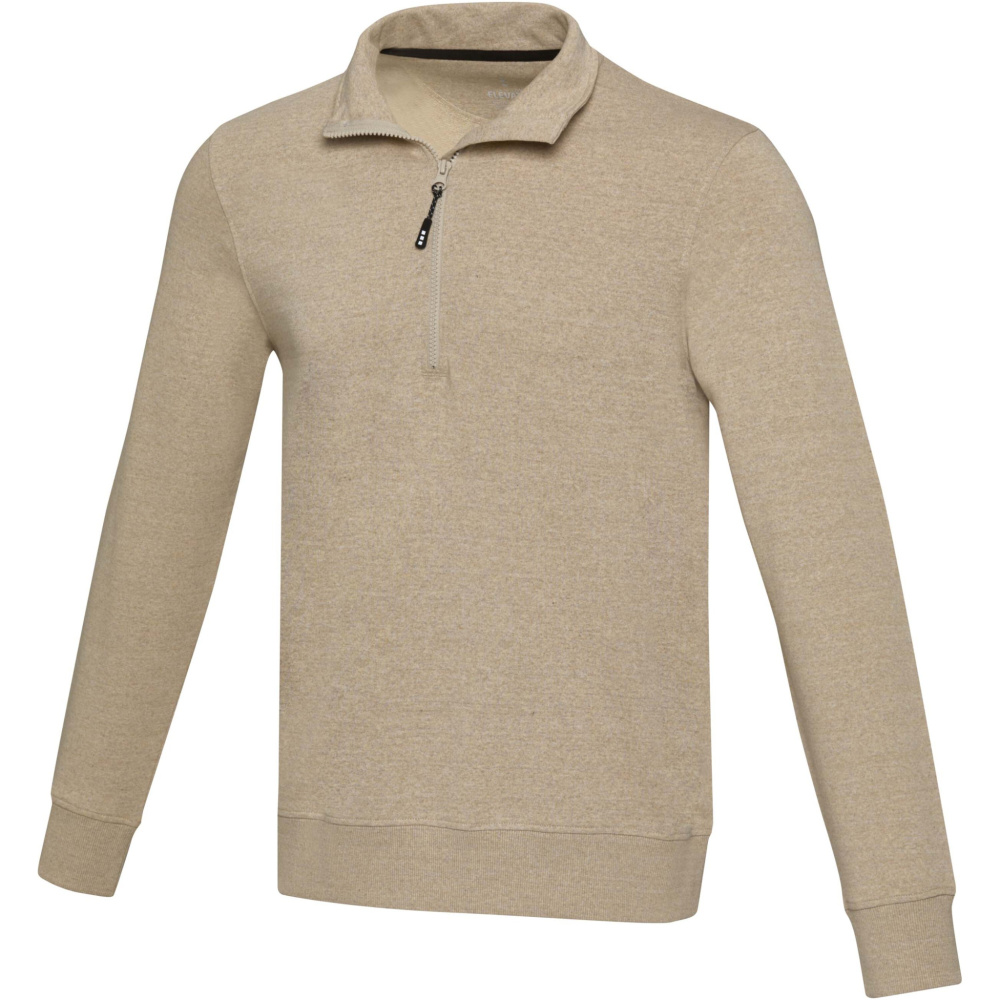 Logo trade advertising product photo of: Tin unisex Aware™ recycled quarter zip sweater