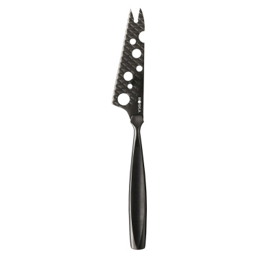 Logotrade advertising products photo of: BOSKA Cheese Knife Set Monaco+ Black