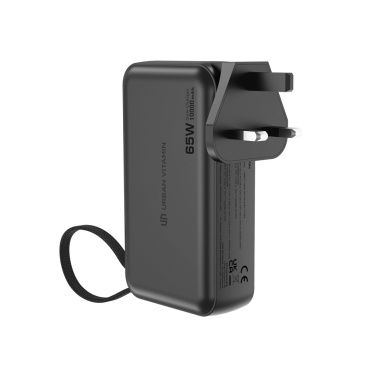 Logotrade promotional product picture of: Urban Vitamin Eureka hybrid GANcharger 10000mah powerbank65W