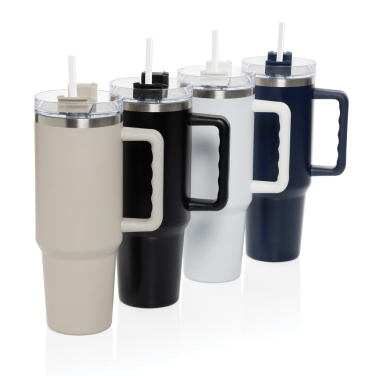 Logo trade promotional giveaways image of: Stadley RCS recycled steel tumbler 1200ML