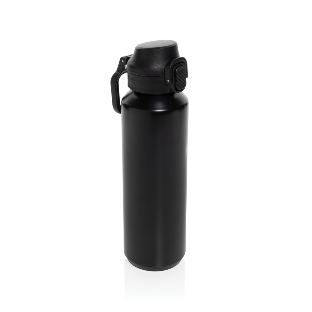 Logo trade promotional items image of: Via RCS Re-steel lockable sport bottle 600ML