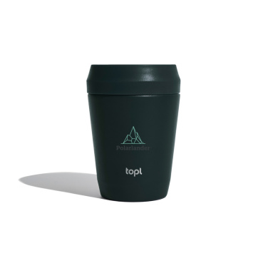 Logo trade corporate gift photo of: Topl Recycled Steel To Go Tumbler Patented 360 Lid 235ml