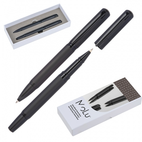 Logo trade advertising products image of: Elegant MoLu writing set Santa Rosa