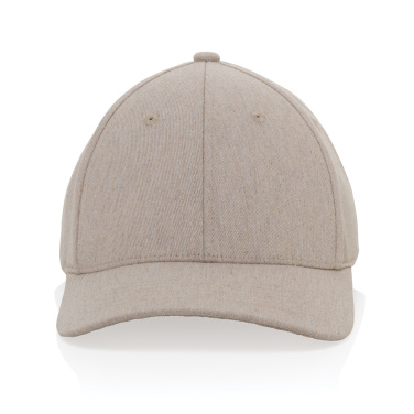 Logotrade promotional product image of: Milo AWARE™ recycled heather 6 panel cap 200gr
