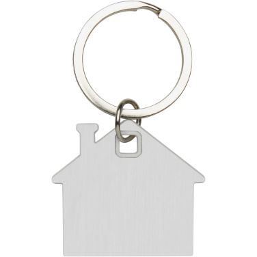 Logo trade advertising products image of: Nook house-shaped keychain