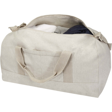 Logo trade promotional item photo of: Porter 500 g/m² Aware™ recycled duffel bag 50L