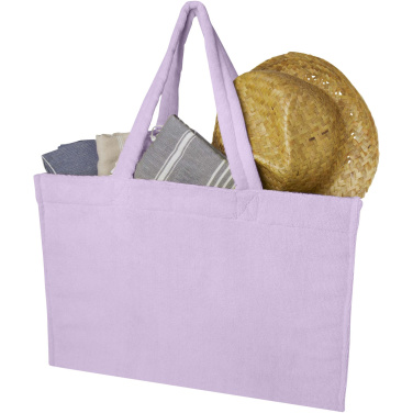 Logotrade promotional giveaway image of: Siam GRS recycled terry beach tote bag 13L
