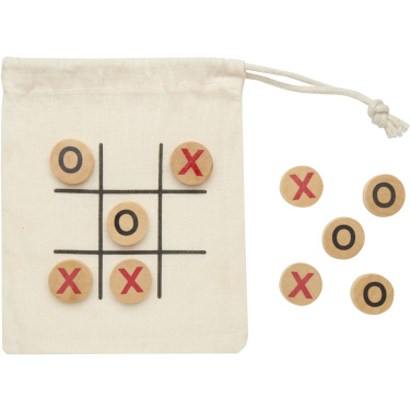 Logotrade promotional product picture of: Whorl wooden tic, tac, toe game
