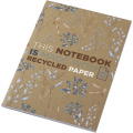 Novella Austen A5 recycled soft cover kraft notebook - 50 sheets, Natural