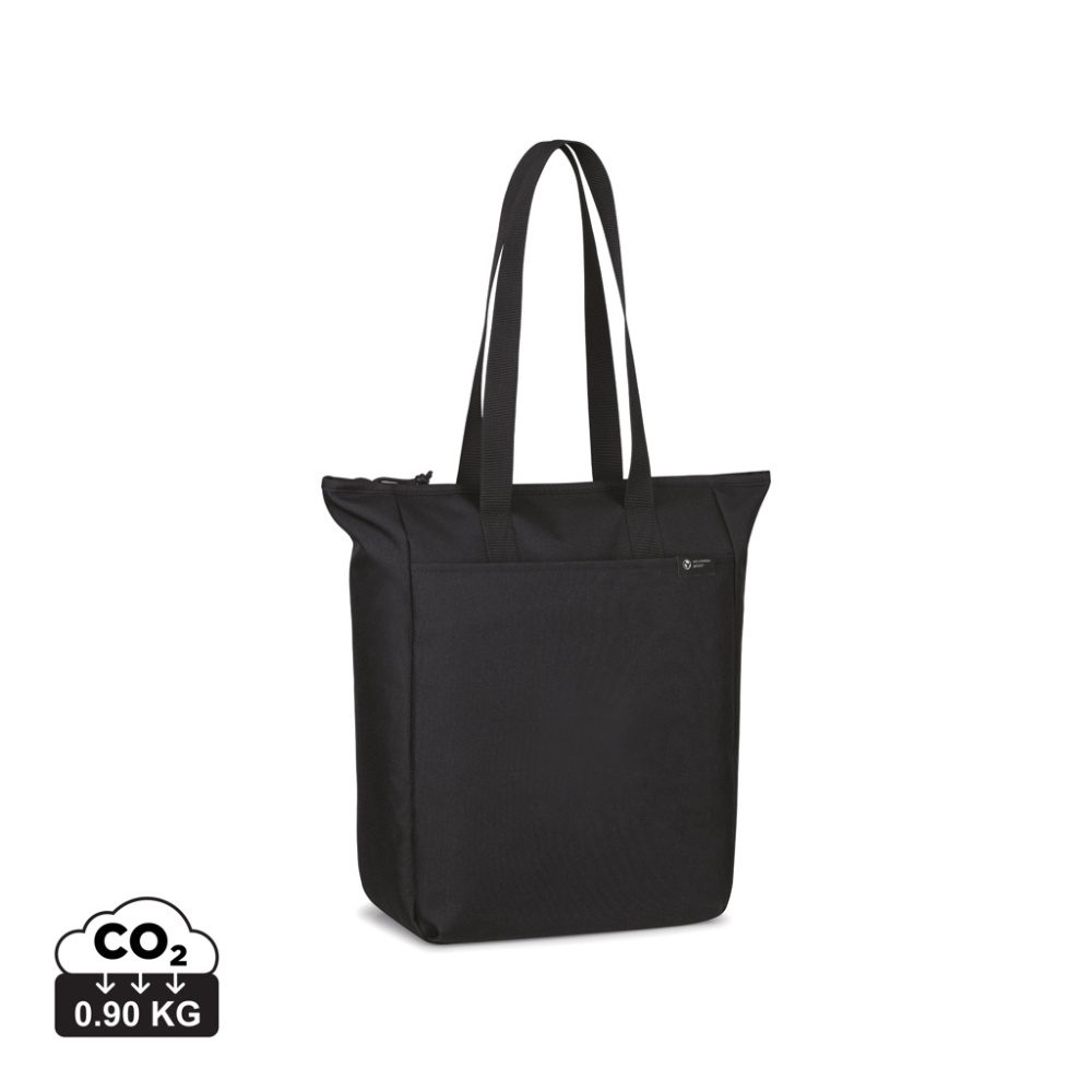 Logo trade promotional giveaways image of: Renew AWARE™ rPET Zippered Tote