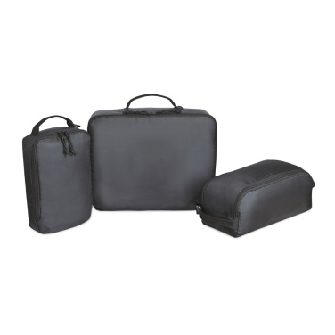 Logo trade promotional items image of: Renew AWARE™ rPET 3 Piece Packing Cube Set