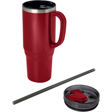 Logotrade promotional products photo of: Melbourne 1200 ml RCS certified insulated tumbler with straw