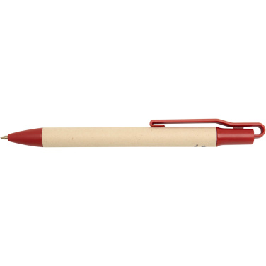 Logotrade promotional gift picture of: Liliana sugarcane paper ballpoint pen (blue ink)
