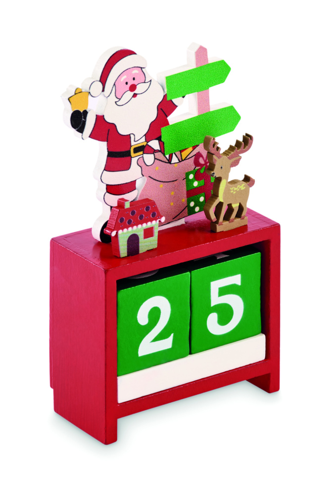 Logo trade promotional products image of: Christmas countdown calendar